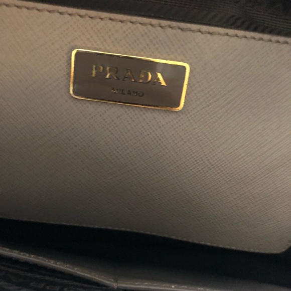Prada Saffiano Lux Double Zip Bag - Picture 7 of 8